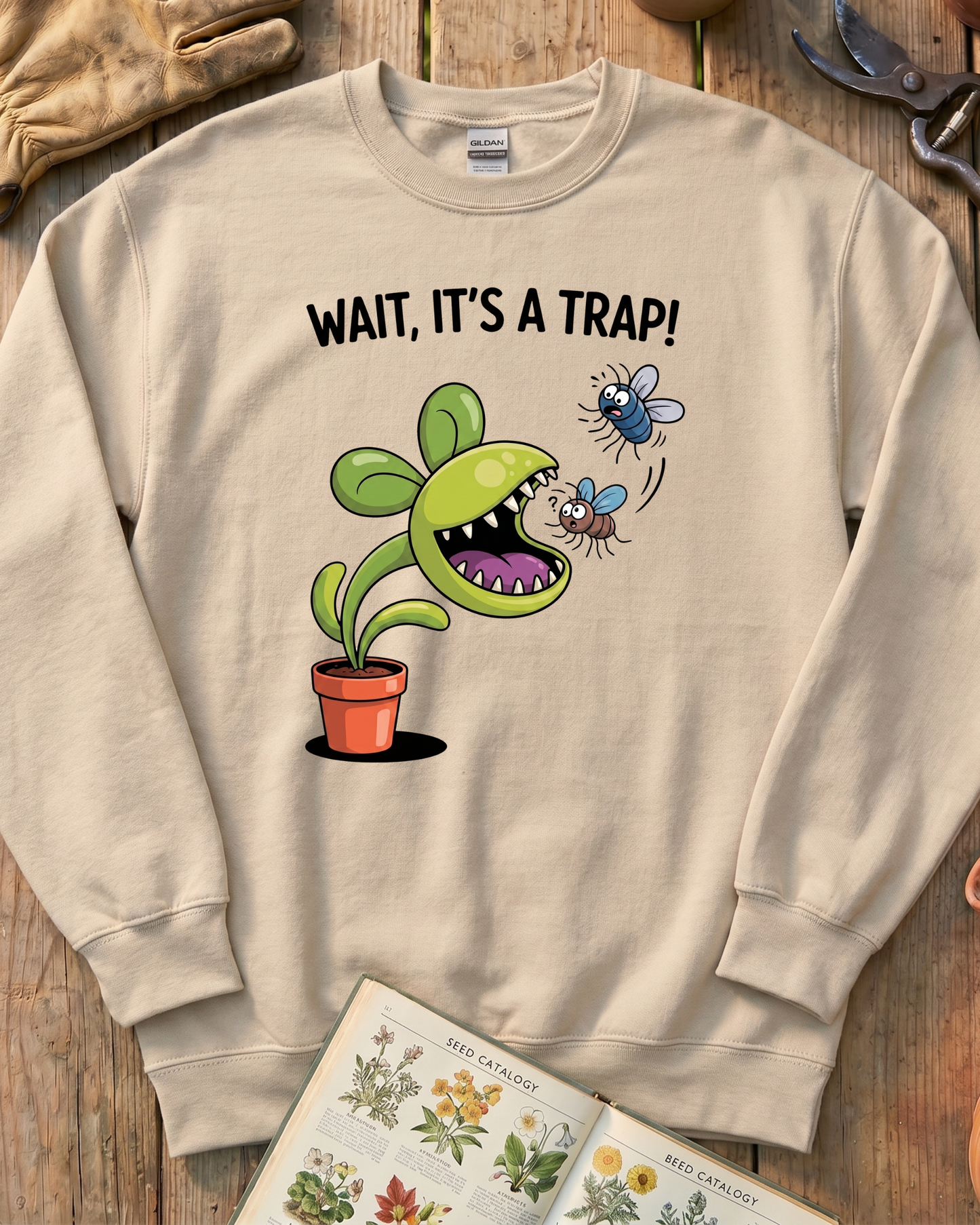 Funny Venus Flytrap Sweatshirt