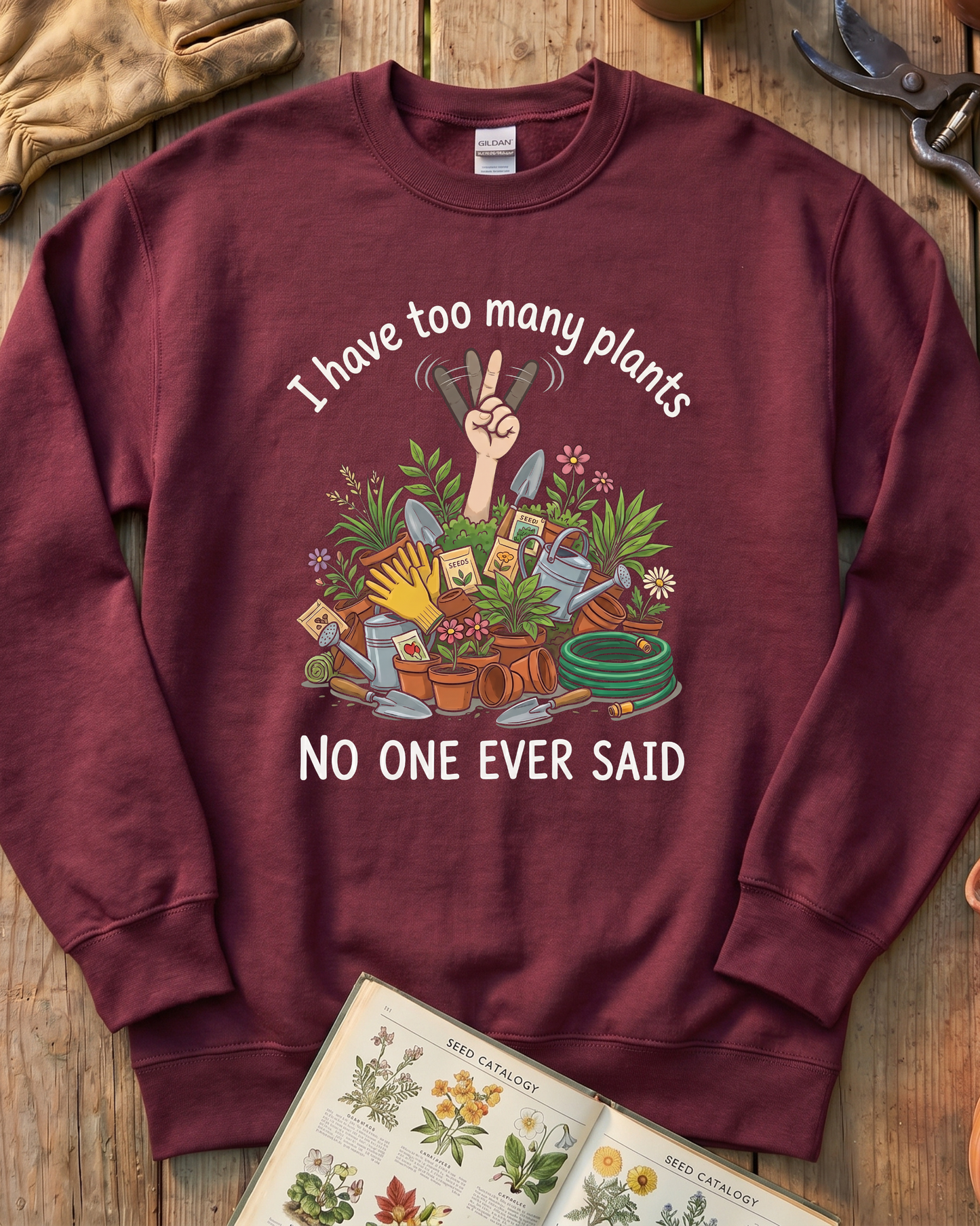 Too Many Plants Sweatshirt