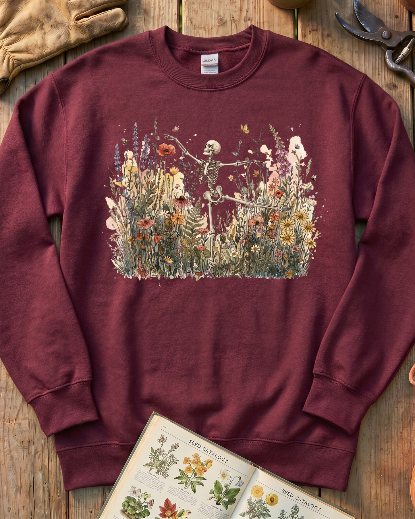 Botanical Skeleton Sweatshirt