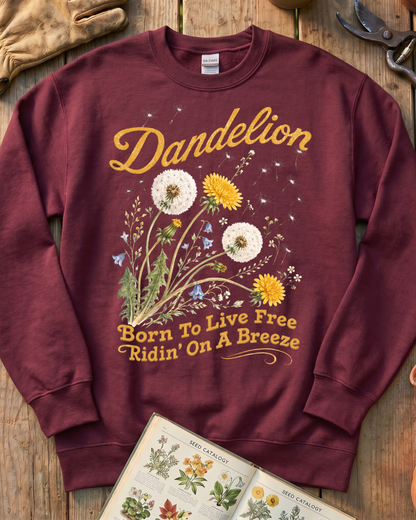 Wild Dandelion Breeze Sweatshirt