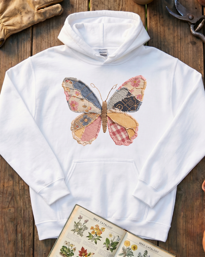 Patchwork Butterfly Hoodie