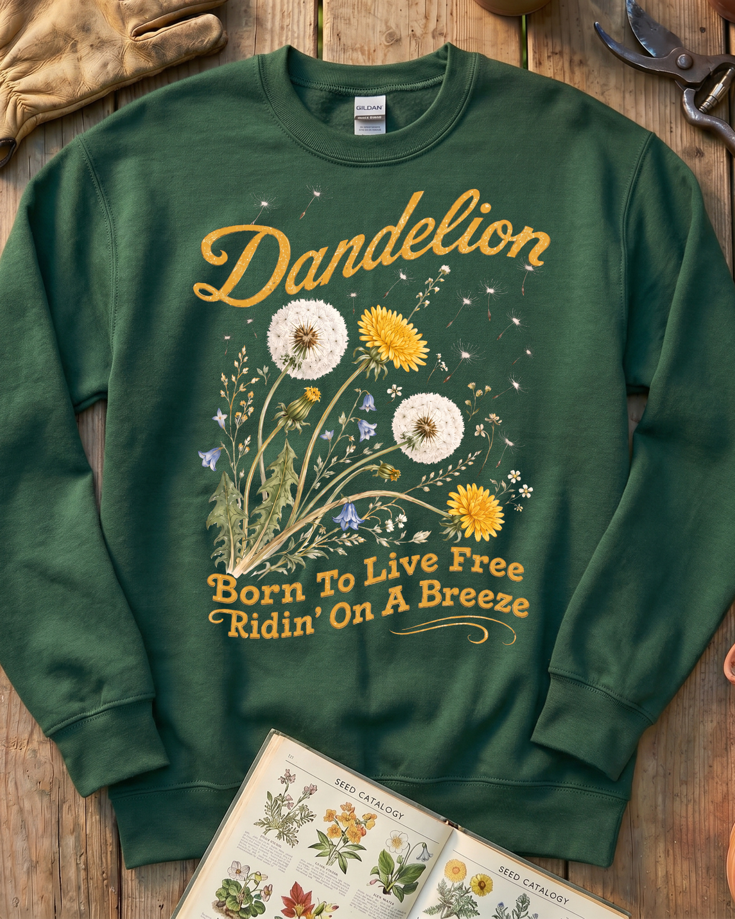 Wild Dandelion Breeze Sweatshirt