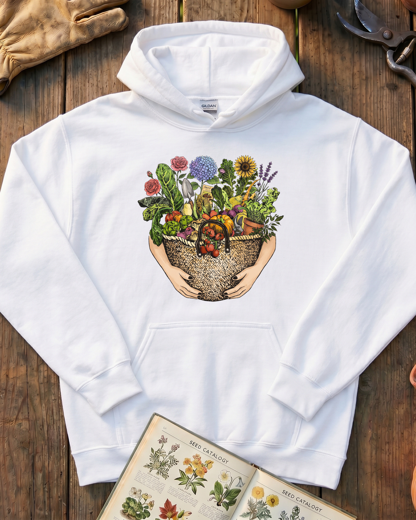 From Garden to Basket Hoodie