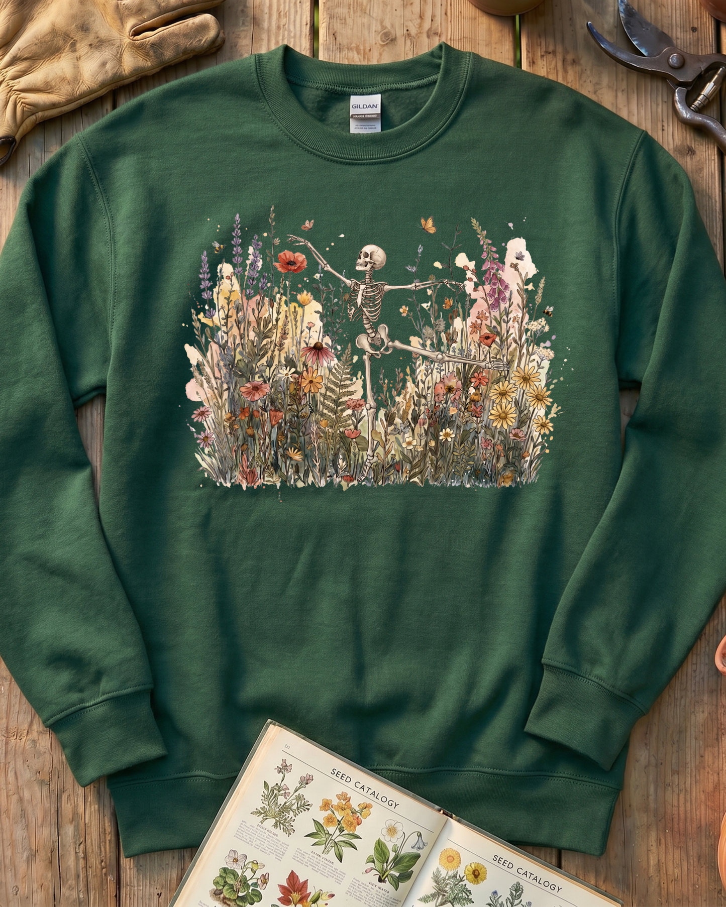 Botanical Skeleton Sweatshirt
