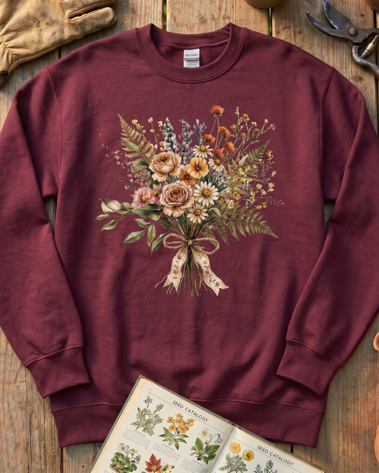 Floral Bouquet Botanical Sweatshirt