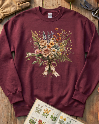 Floral Bouquet Botanical Sweatshirt
