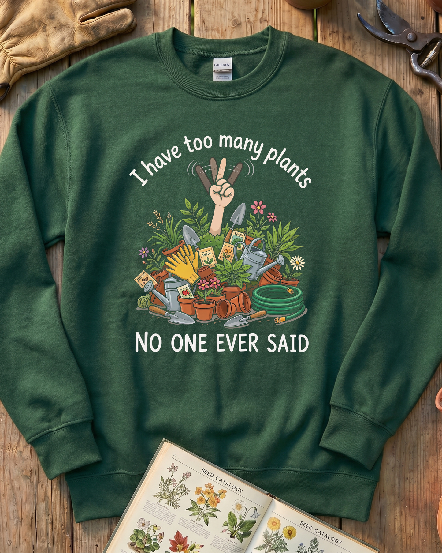 Too Many Plants Sweatshirt