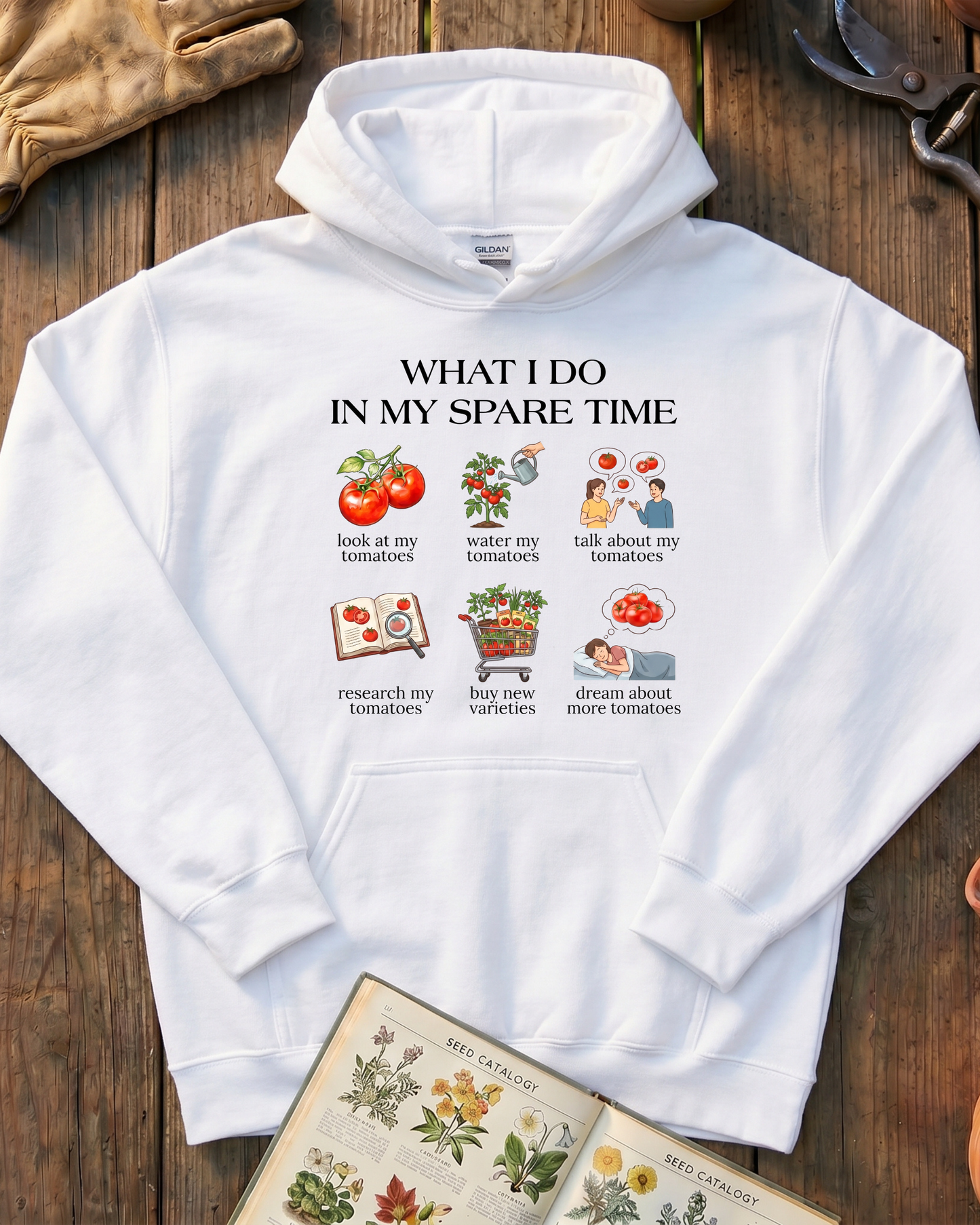 Gardening Tomato Lover Hoodie