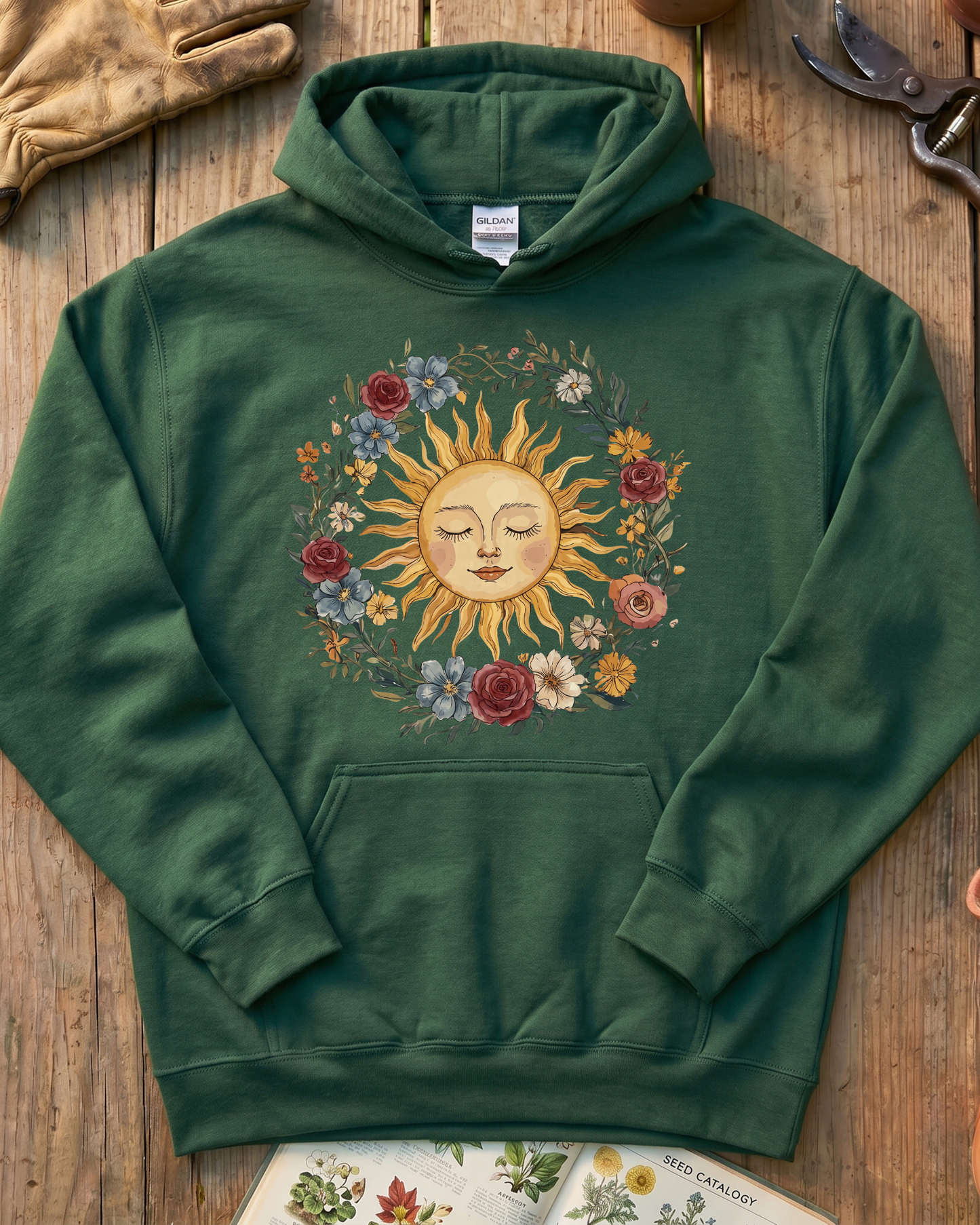 Floral Sun Hoodie