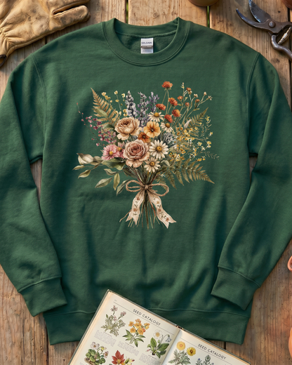 Floral Bouquet Botanical Sweatshirt