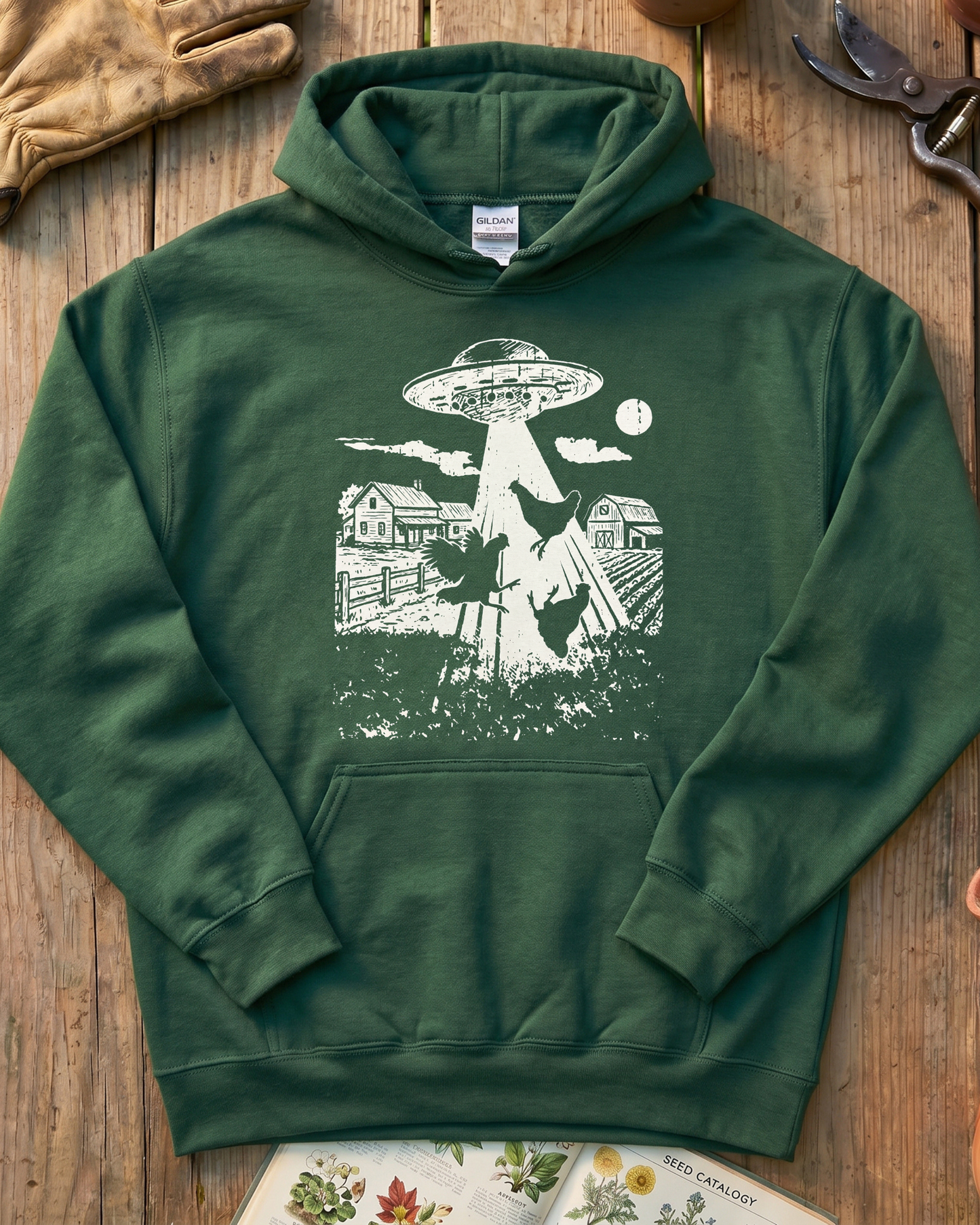 UFO Chickens Hoodie