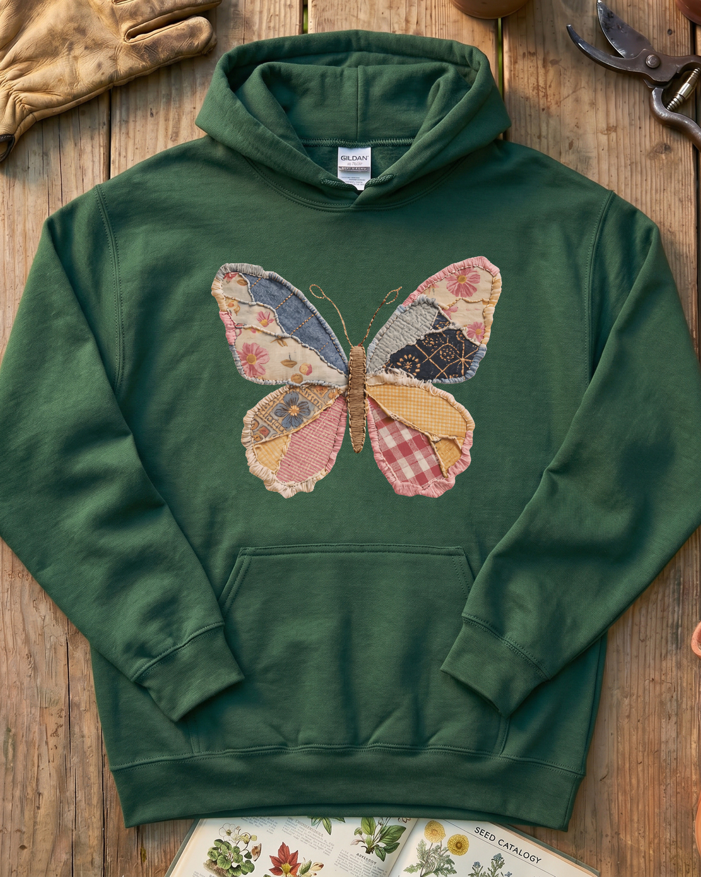 Patchwork Butterfly Hoodie