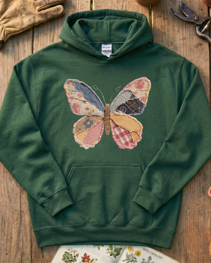 Patchwork Butterfly Hoodie