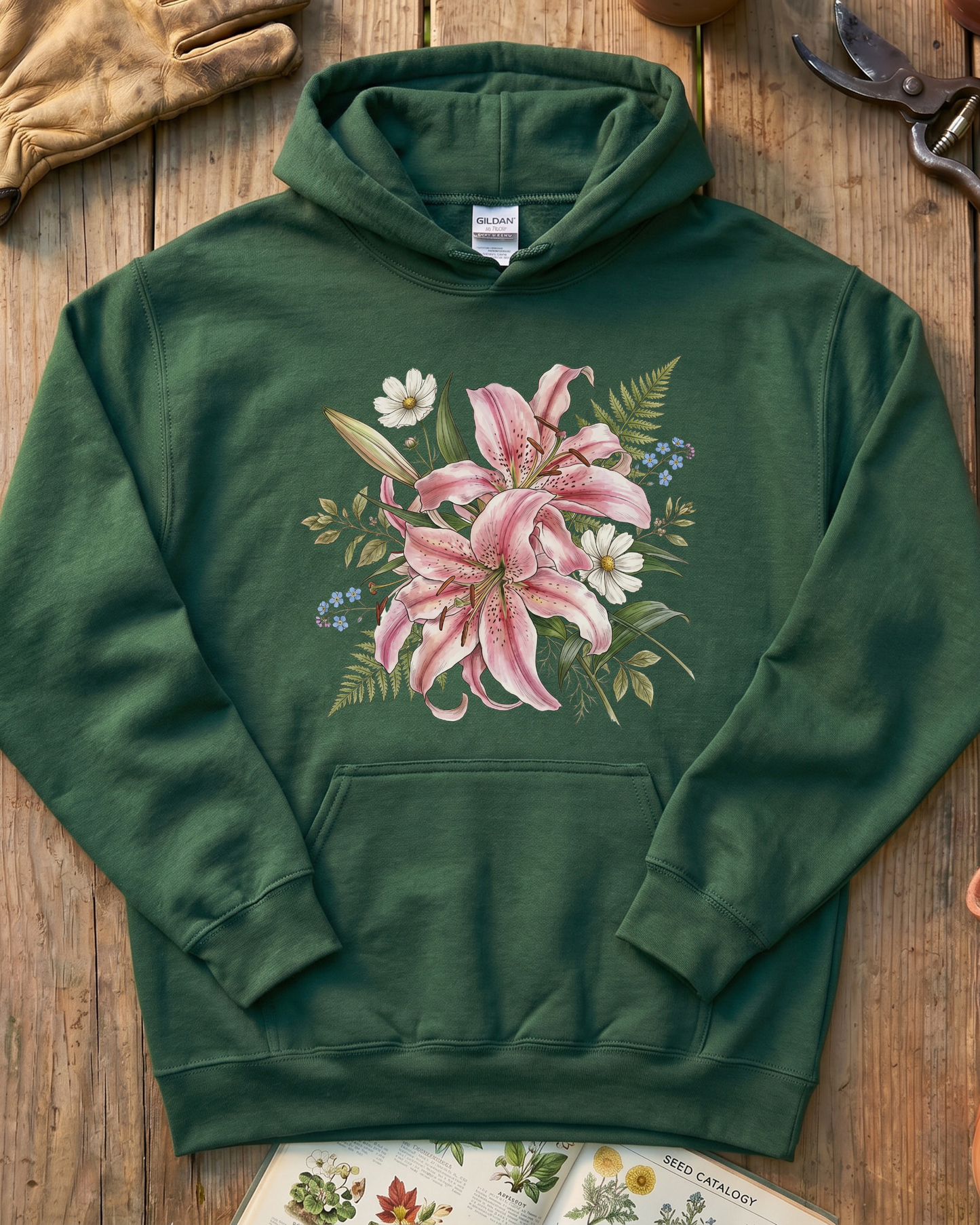 Lilly Flower Hoodie