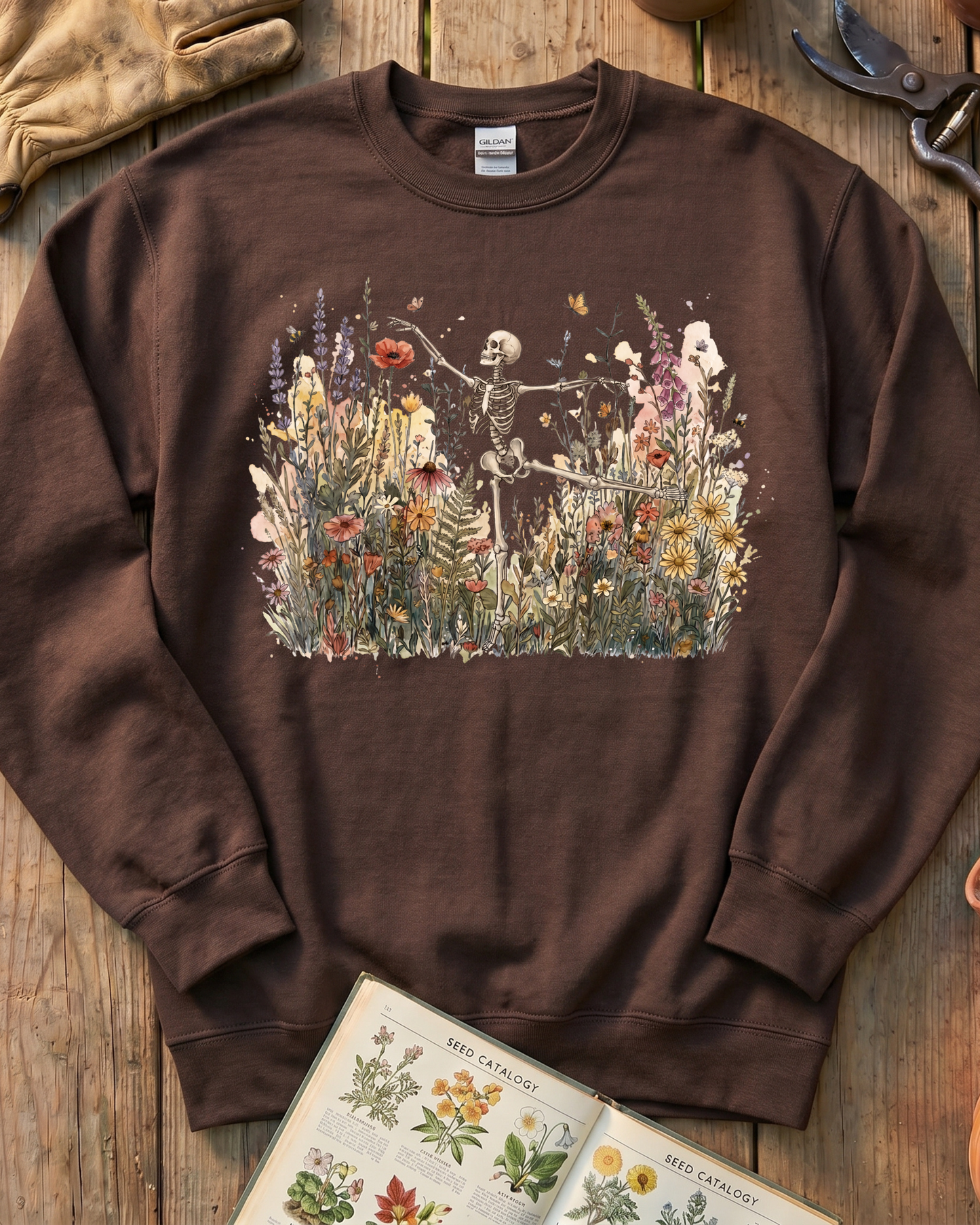 Botanical Skeleton Sweatshirt