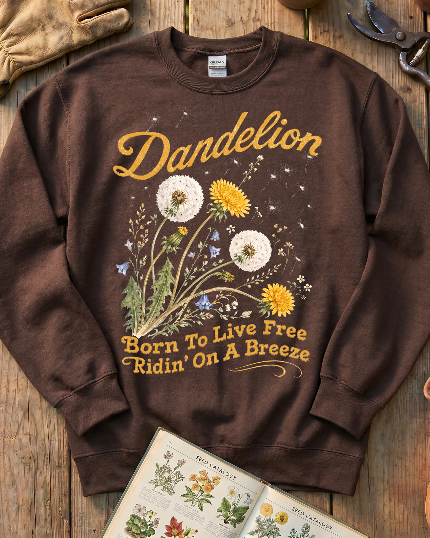 Wild Dandelion Breeze Sweatshirt