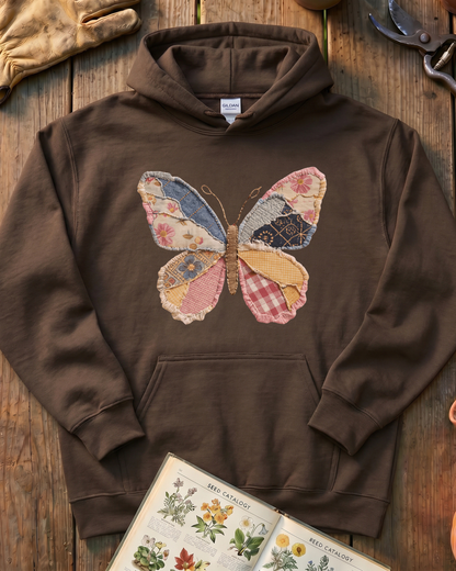 Patchwork Butterfly Hoodie