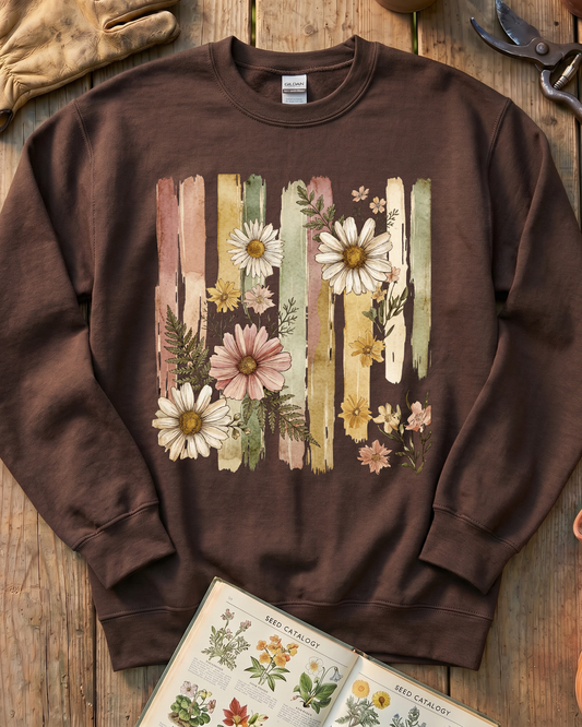 Soft Wildflower Bloom Sweatshirt