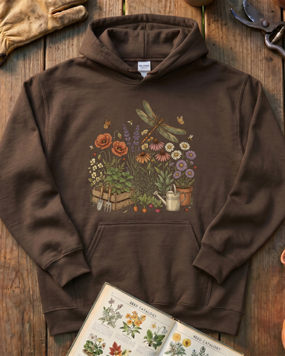 Dragonfly Wildflowers Hoodie