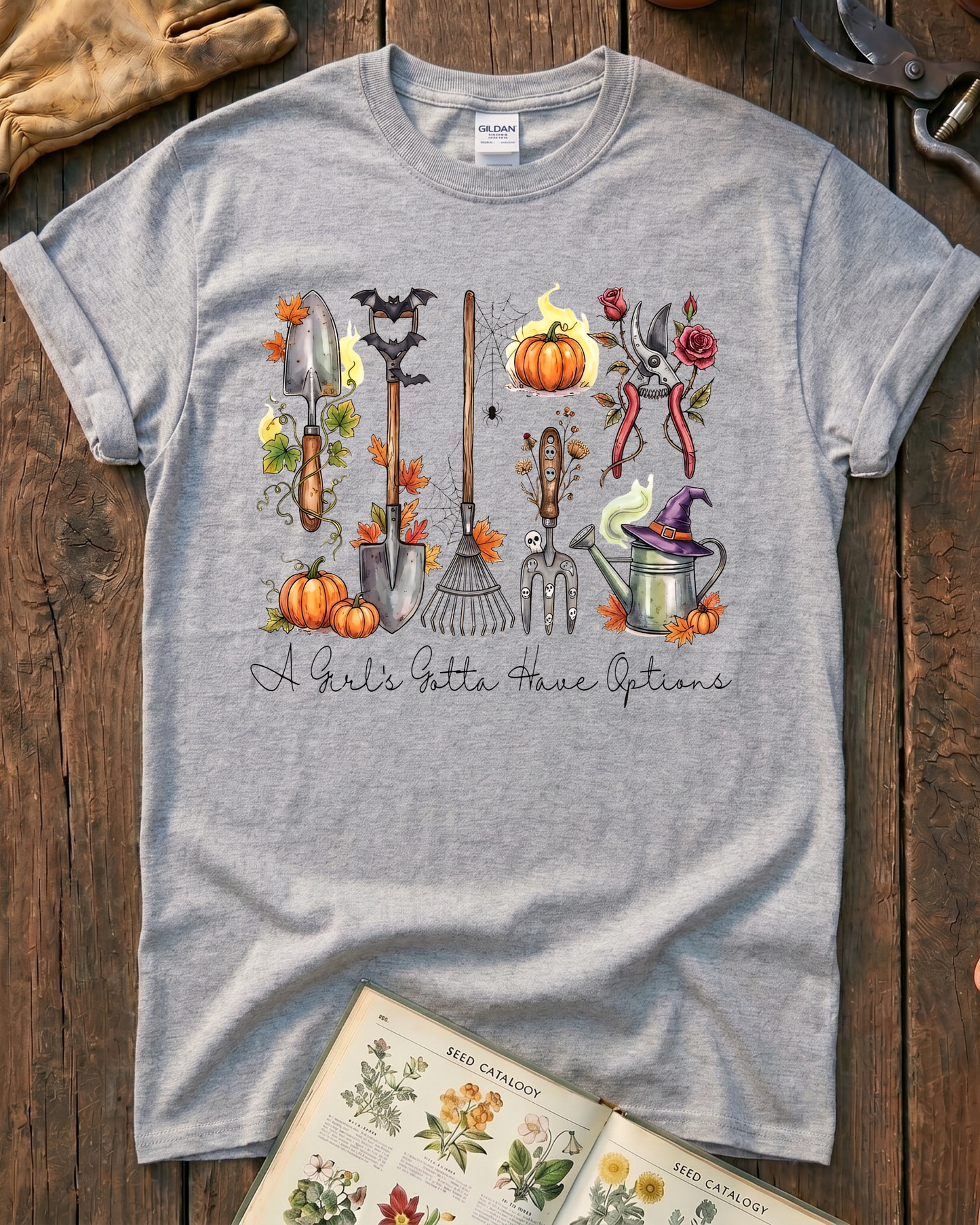 Halloween Garden Tools T-Shirt