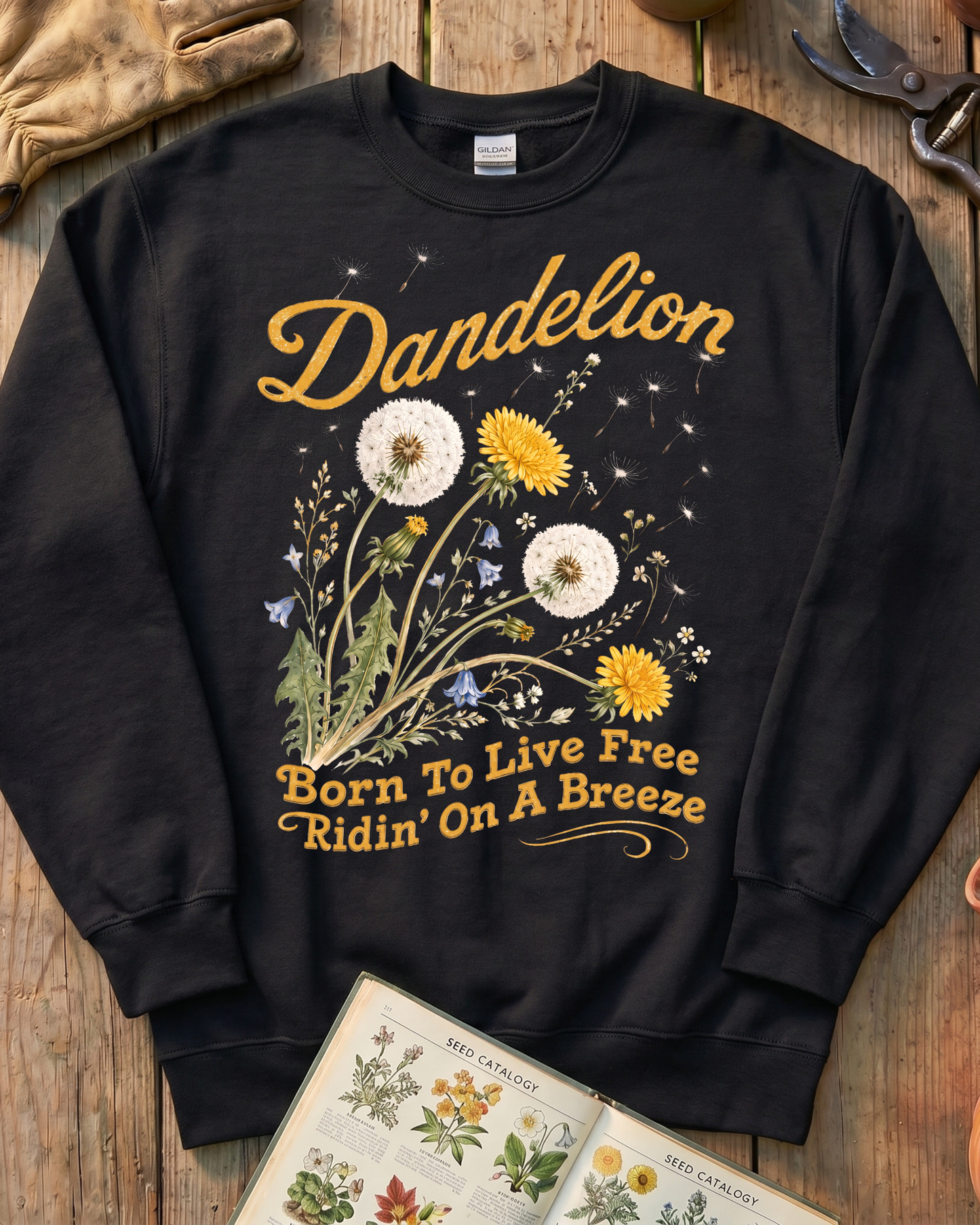 Wild Dandelion Breeze Sweatshirt