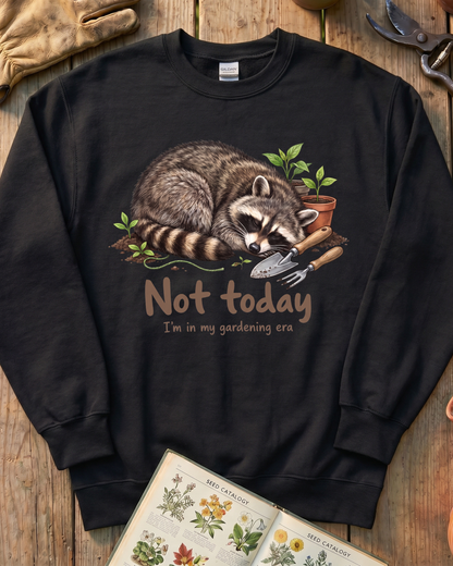 Raccoon Gardening Era Sweatshirt