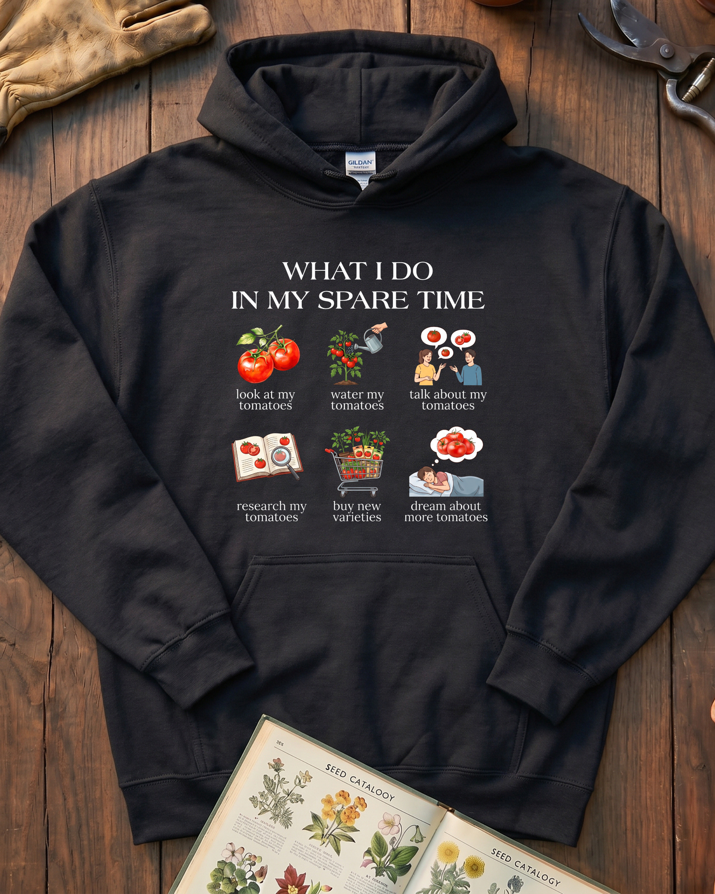 Gardening Tomato Lover Hoodie