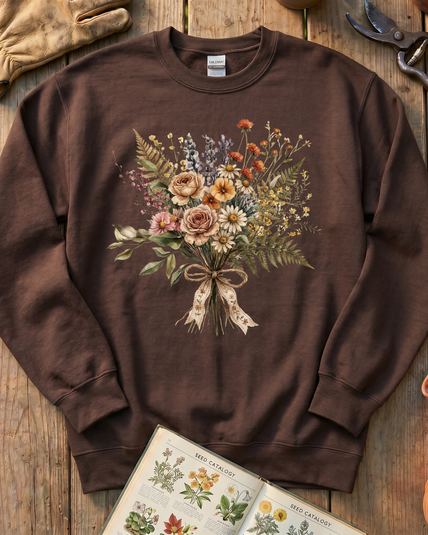 Floral Bouquet Botanical Sweatshirt