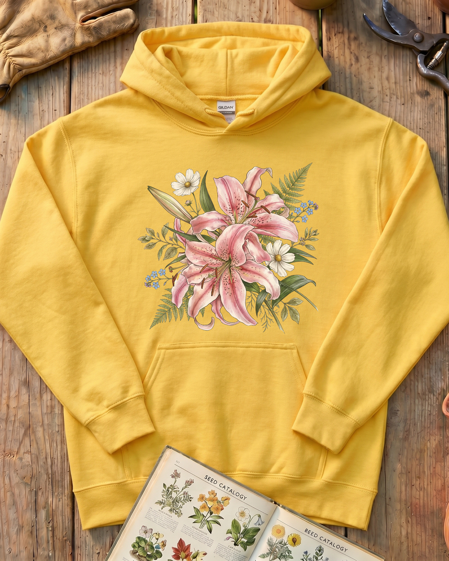 Lilly Flower Hoodie
