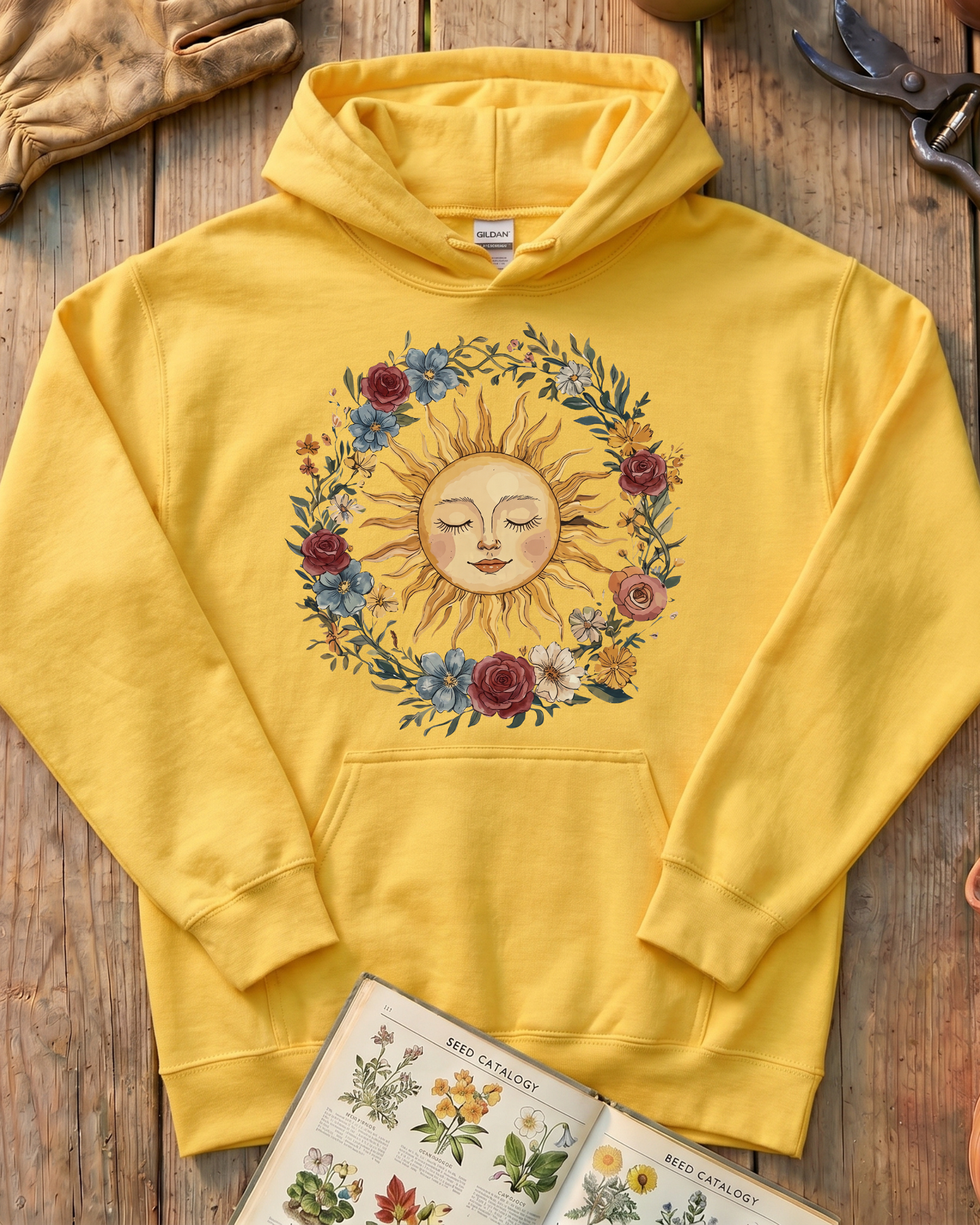 Floral Sun Hoodie