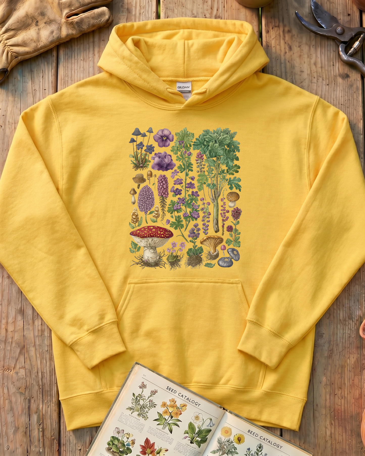 Herbal Plants Hoodie