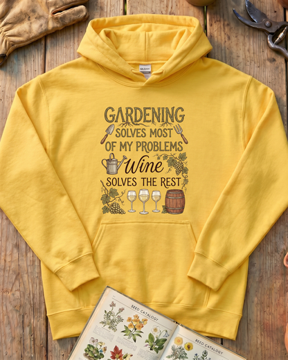 Wine Solves Problems Hoodie