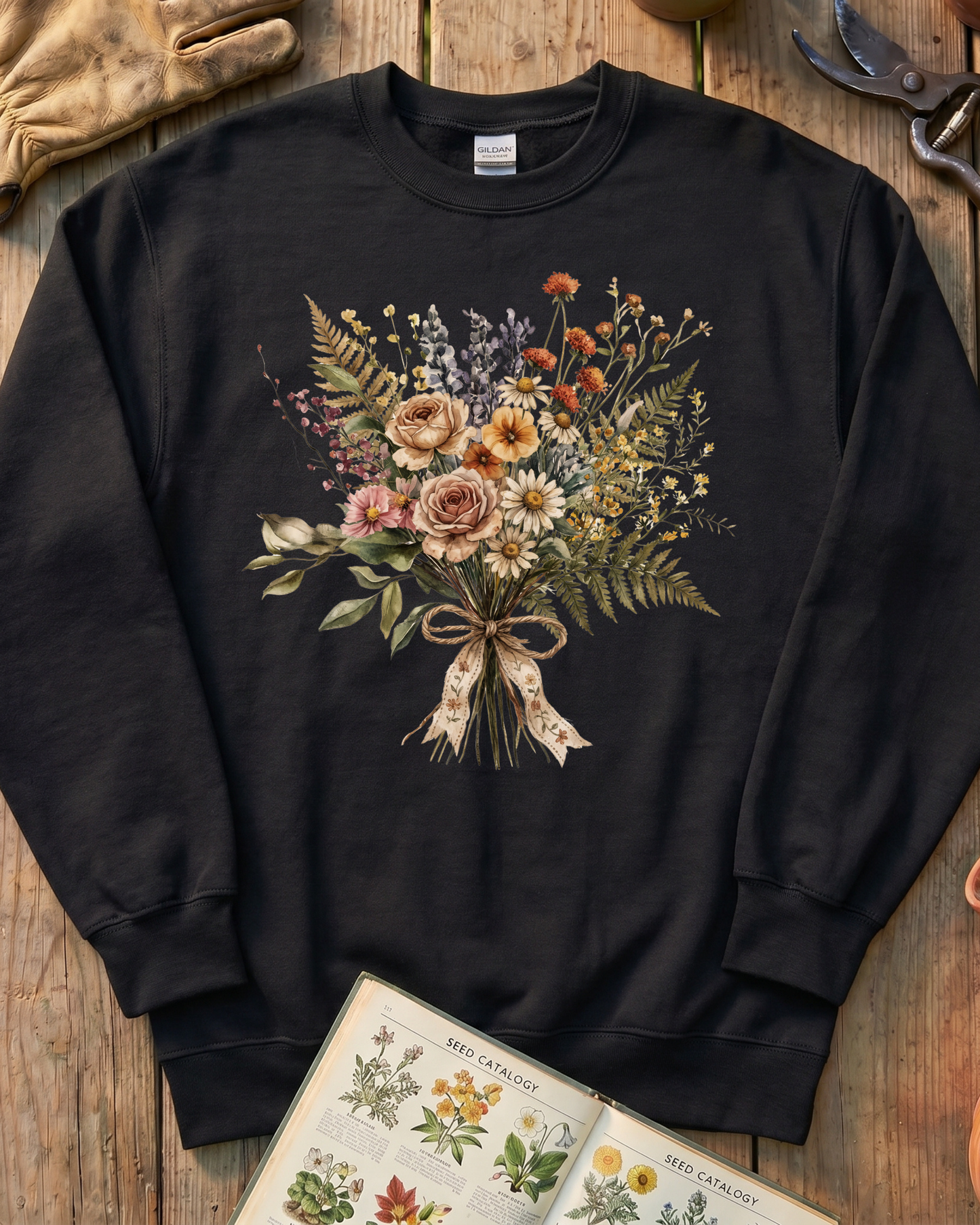 Floral Bouquet Botanical Sweatshirt