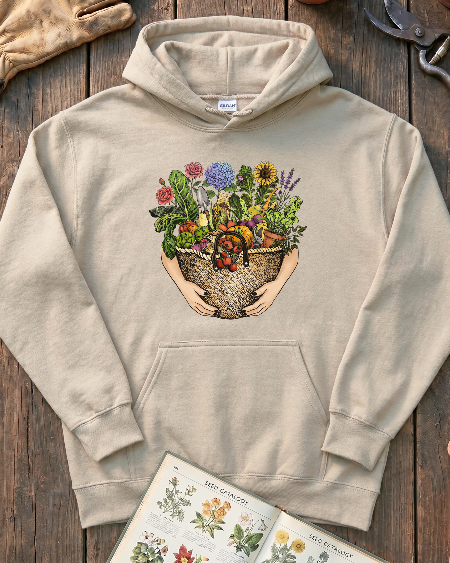 From Garden to Basket Hoodie
