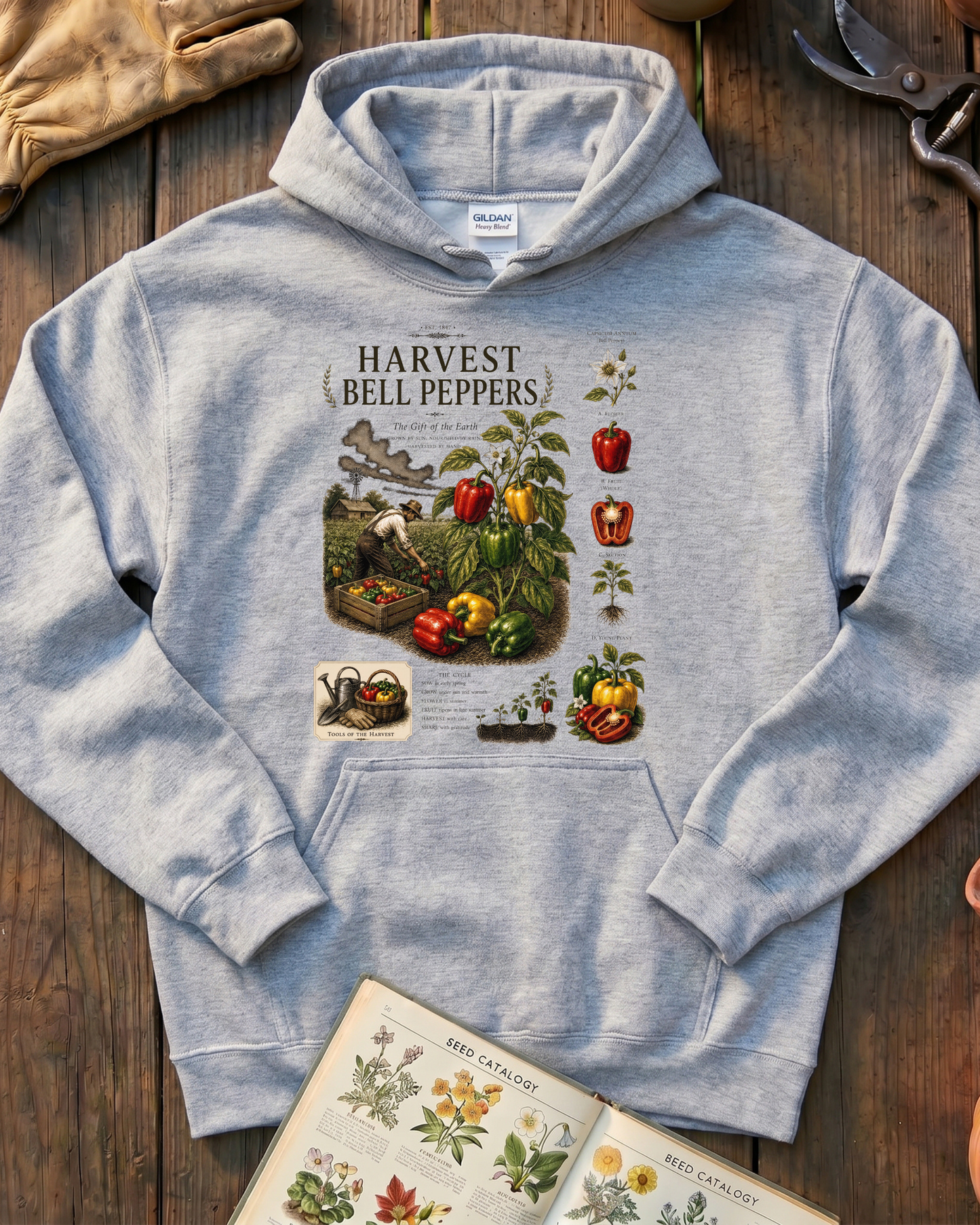 Harvest Bell Peppers Hoodie
