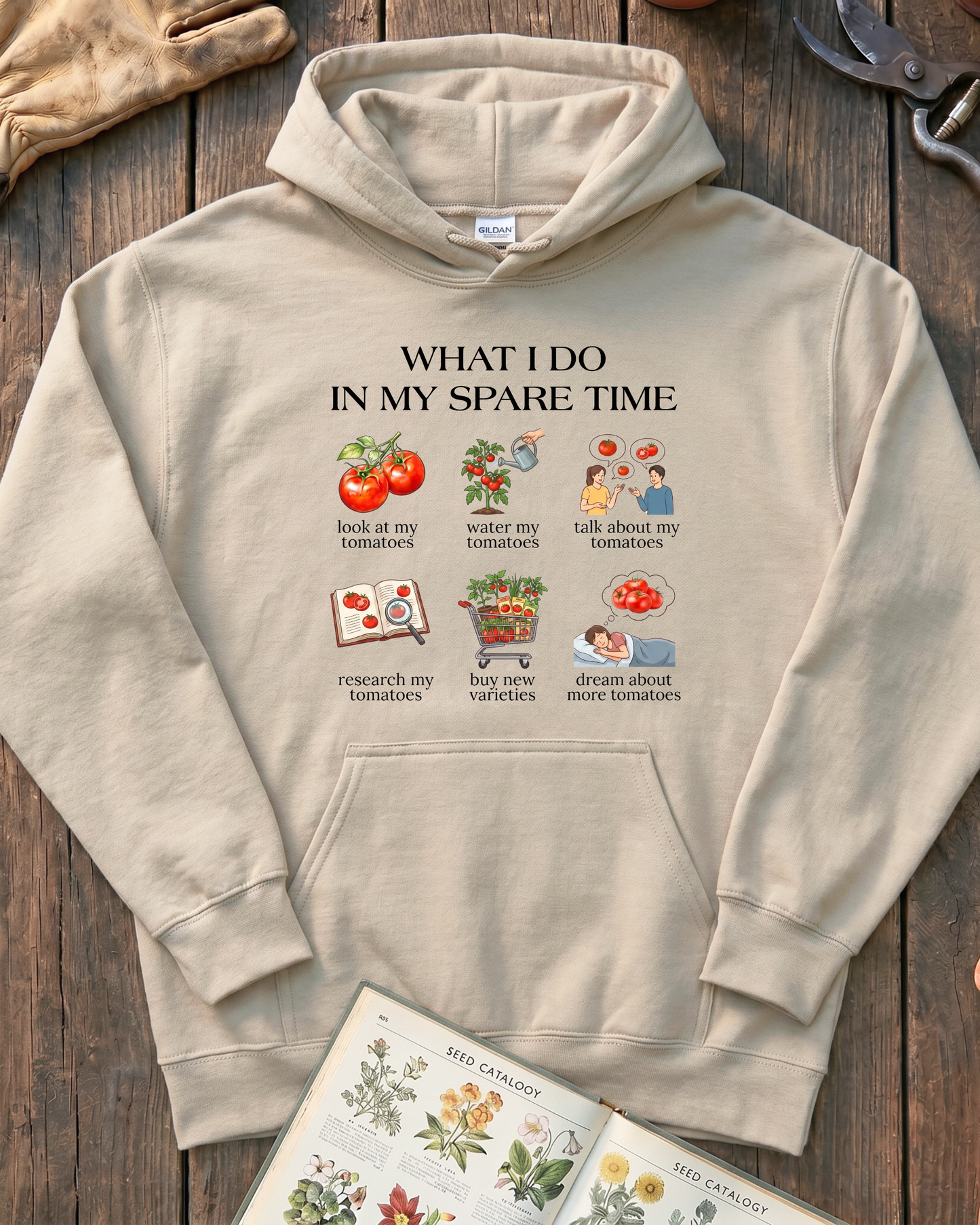 Gardening Tomato Lover Hoodie