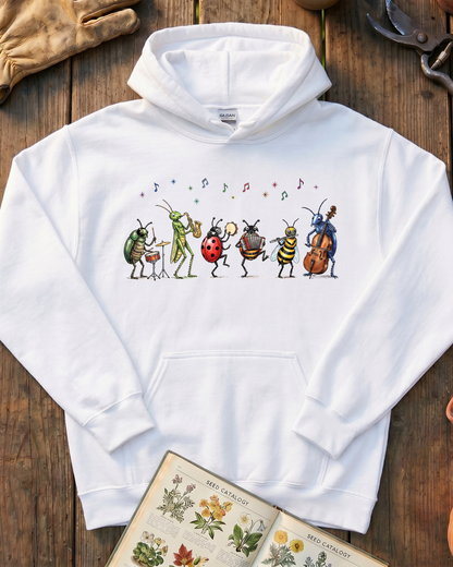 Bee Ladybug Music Hoodie