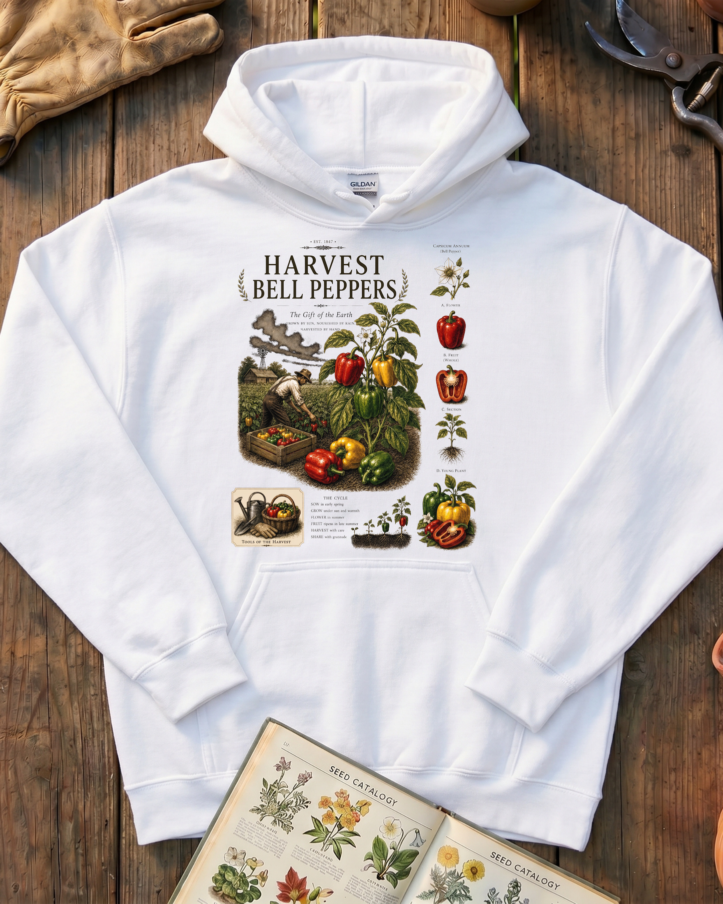Harvest Bell Peppers Hoodie