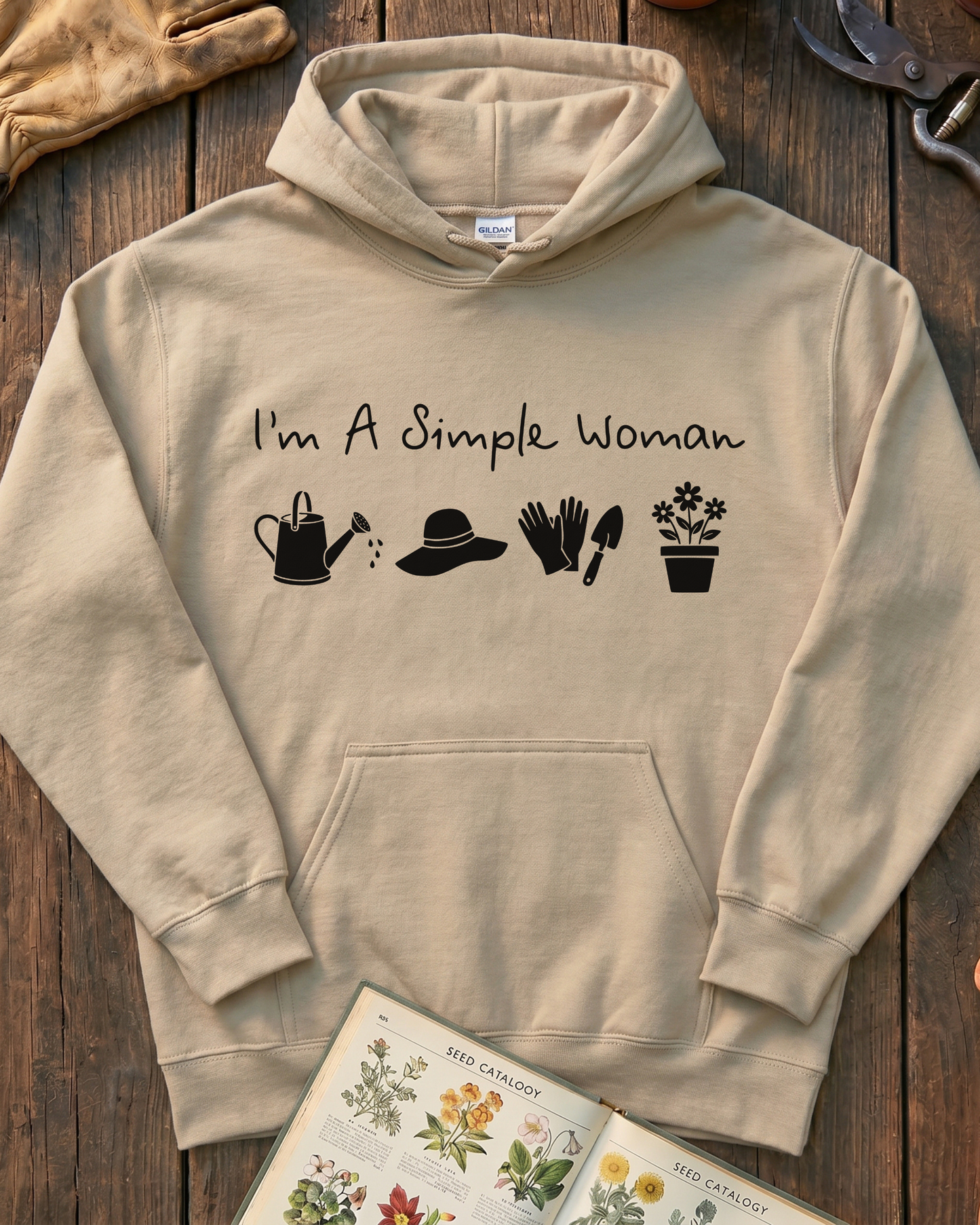 Simple Woman Gardener Hoodie