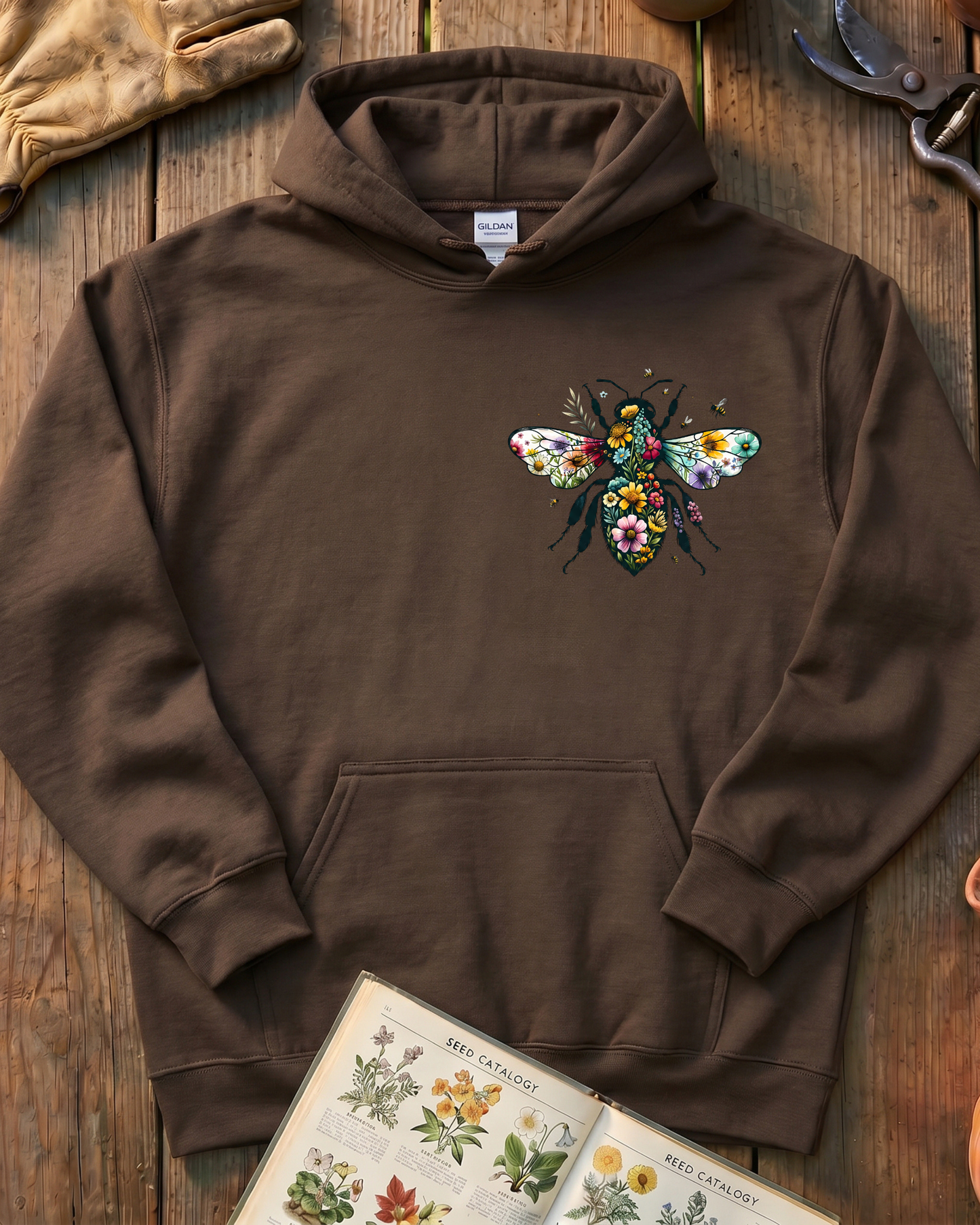 Pollinator Bee Garden Hoodie