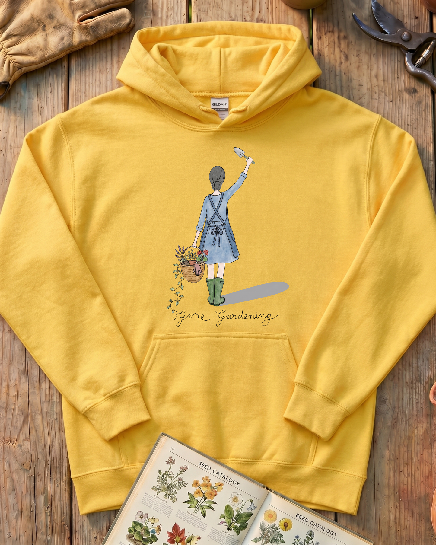 Gone Gardening Plant Lover Hoodie