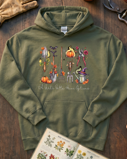Garden Girl Halloween Hoodie