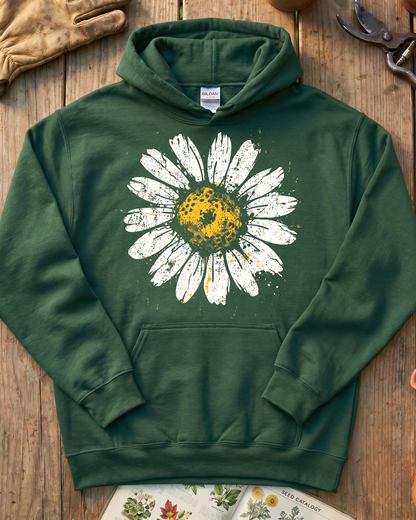 Graphic Daisy Garden Bloom Hoodie