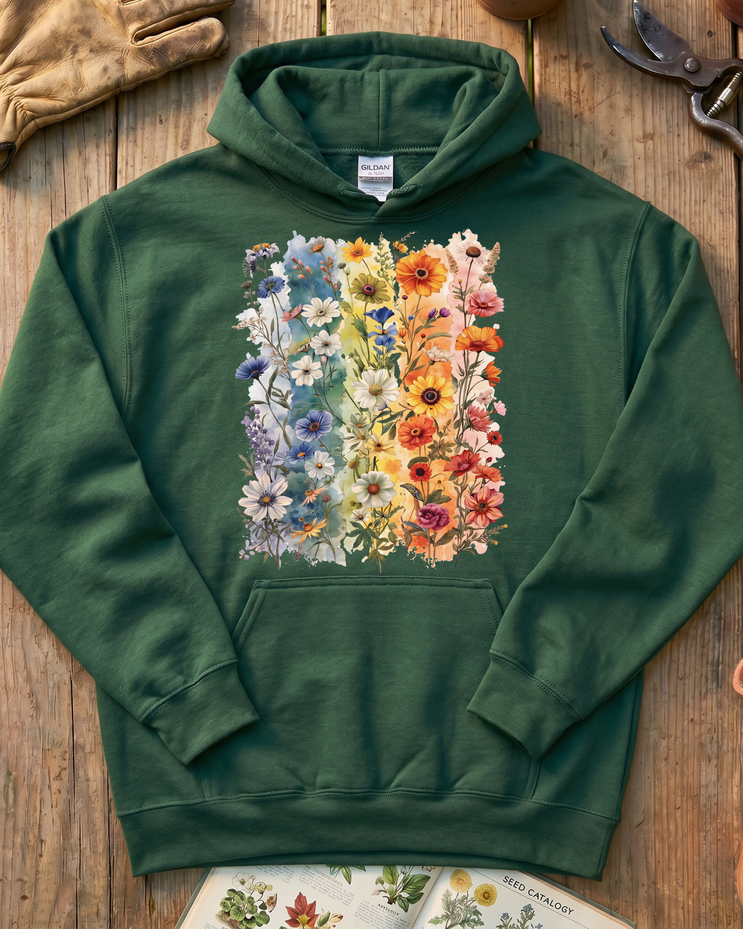 Wildflower Meadow Botanical Hoodie