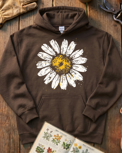 Graphic Daisy Garden Bloom Hoodie