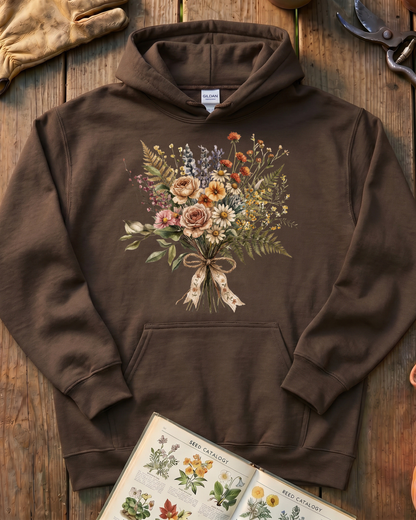 Floral Bouquet Botanical Hoodie