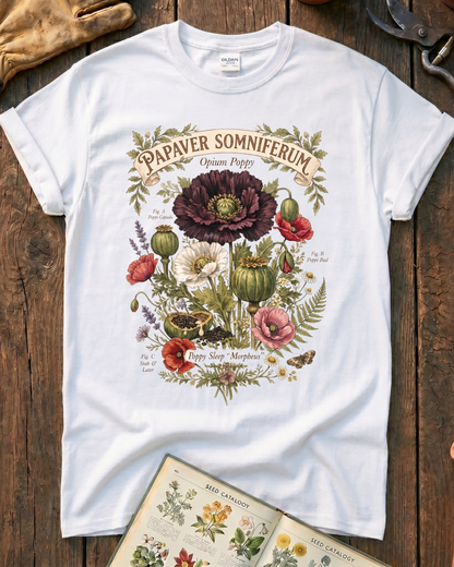 Papaver Somniferum Opium Poppy T-Shirt