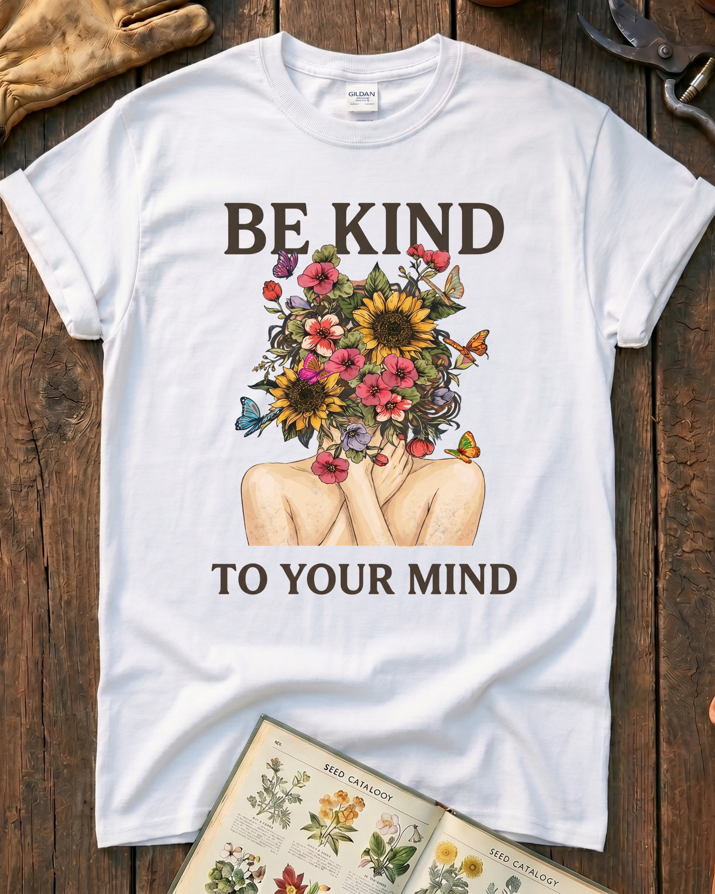 Be Kind To Your Mind Floral T-Shirt
