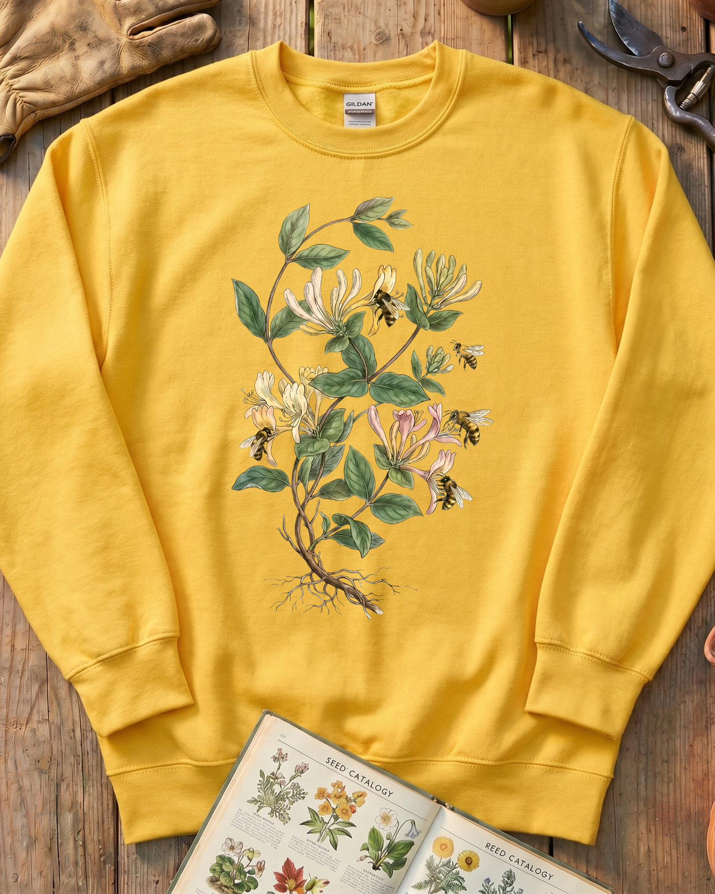 Honeysuckle Bee Sweatshirt