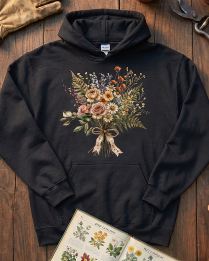 Floral Bouquet Botanical Hoodie